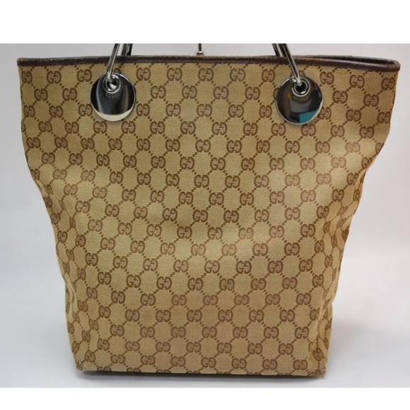 EXCELLENT CONDITION! Authentic Gucci Abbey Eclipse Shoulder Bag Handbag Purse - Picture 2 of 14